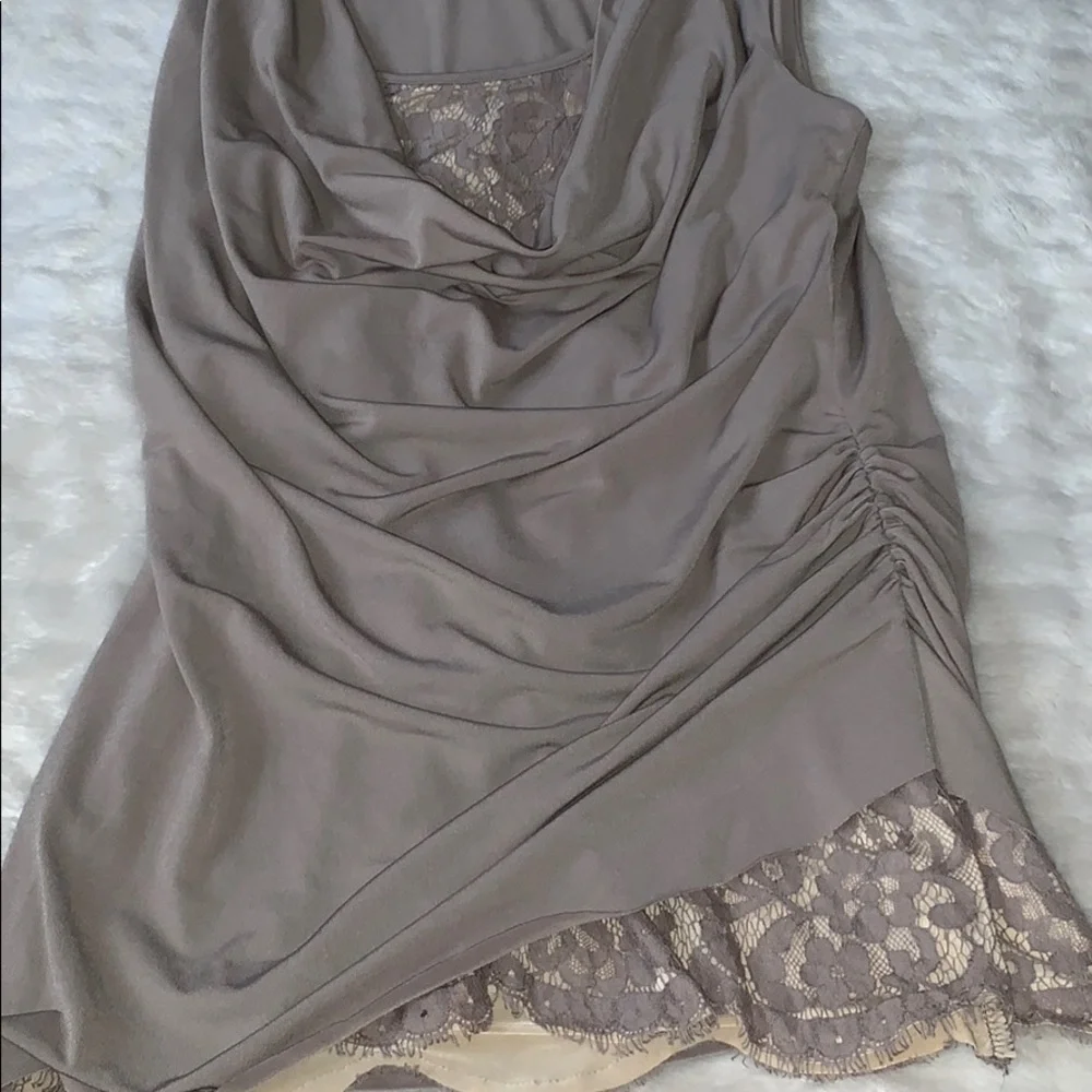 EUC+++CARMEN  Sexy sleeveless ruched top /size XS - Picture 11 of 11
